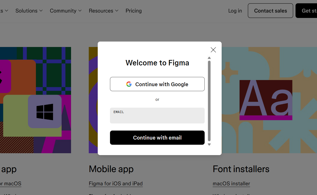 Hướng dẫn tải figma