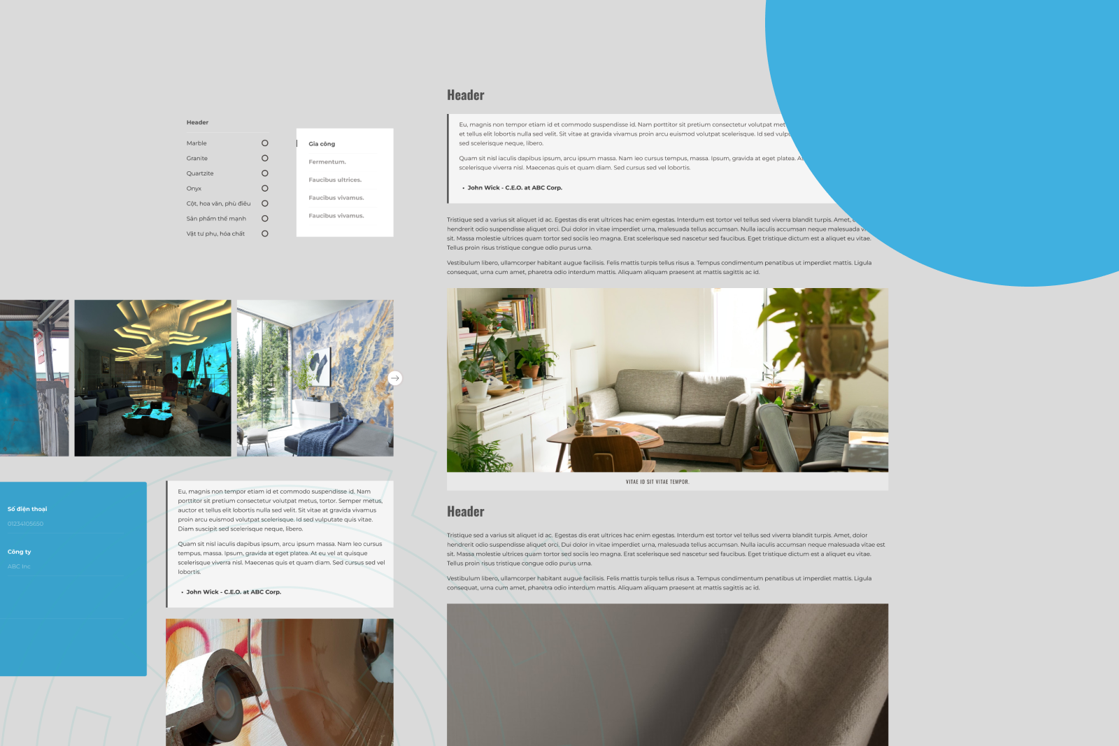 Bố cục website là gì - các UI Element