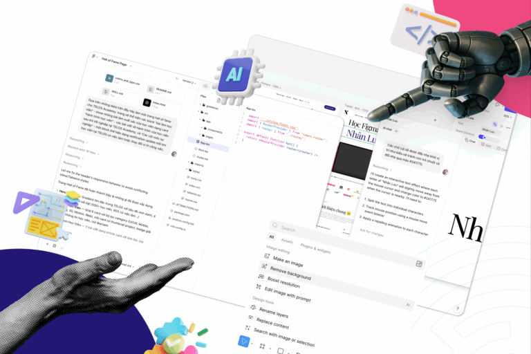 AI trong Figma là gì? (p2) – từ Figma hỗ trợ prototype, code cho đến AI Agents