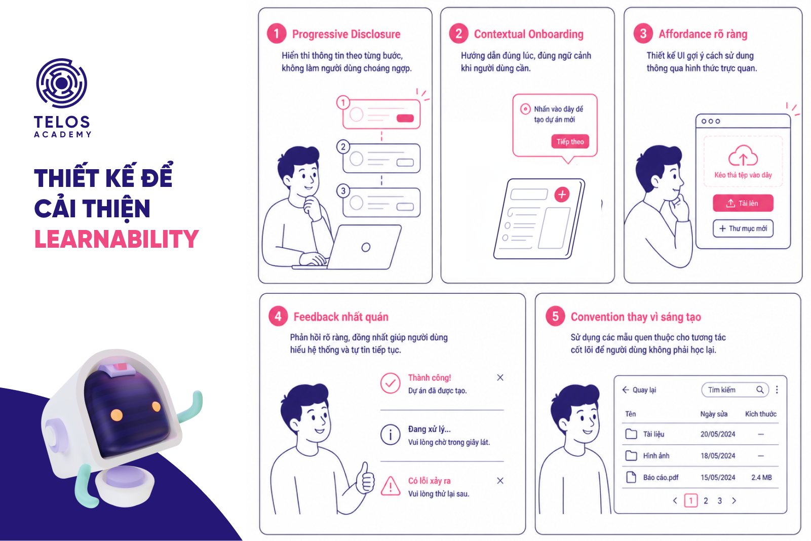 Thiết kế để cải thiện learnability