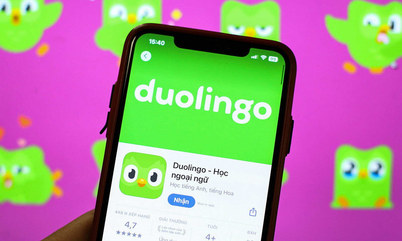 Duolingo là ví dụ điển hình về một sản phẩm có learnability cao